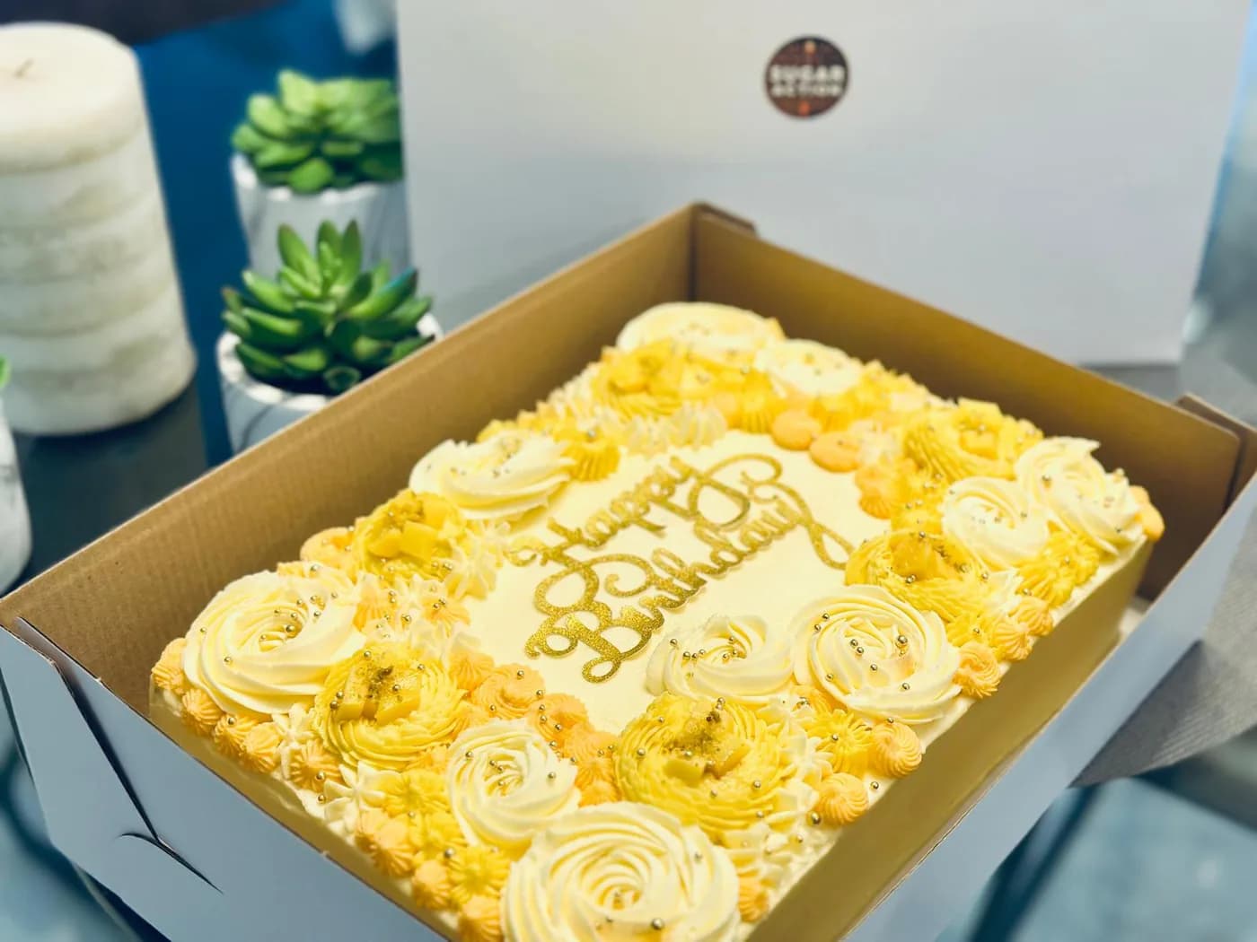 Lemon Rosette Sheet