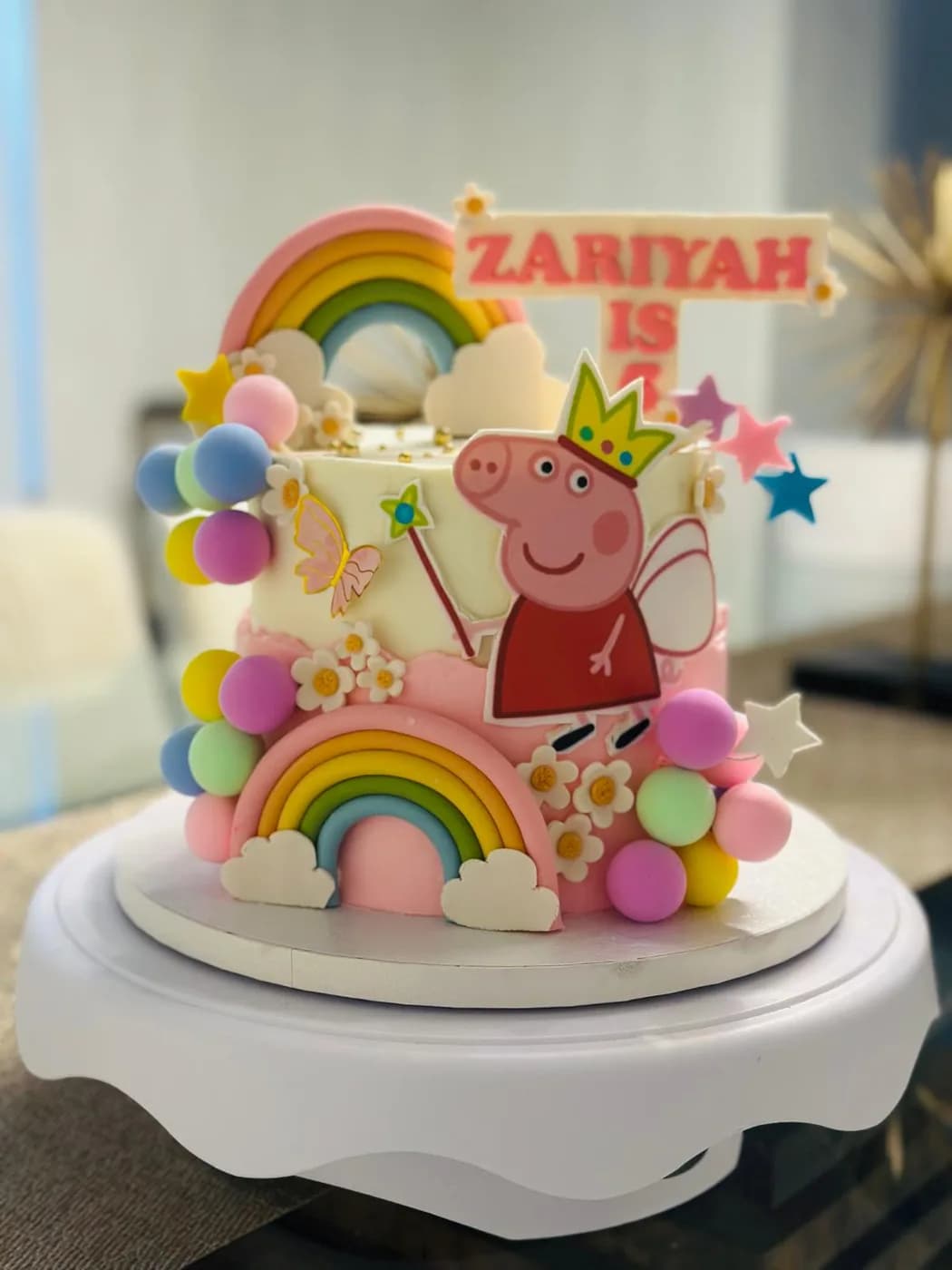 Peppa and Rainbows